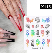 Load image into Gallery viewer, Snowflakes Nail Water Decals Christmas White Snow Transfer Sticker Decoration Slider Flower Leaf Manicuring Art Paper Tips Snowflake Bronzing Christmas Slider Nail Art 3D Decals Decoration Decals Snowflakes Elk Bear Christmas Xmas Stickers
