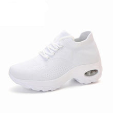 Load image into Gallery viewer, Women's Casual Chunky Sneakers Platform Walking Shoes Fashion Knited Casual Walking Shoes Sock Sneakers Slip On Mesh Air Cushion Comfortable Easy Shoes
