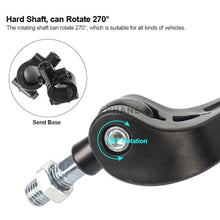 Load image into Gallery viewer, Bicycle Rear View Mirror Bike Scooter Clear Back Sight Reflector Adjustable Rotatable Handlebar Cycling Mirror HD Safety Bicycle Cycling Rearview Mirror And New Scratch Resistant Convex Lens Universal Adjustable Rotatable Handlebar Glass Lens Mirror
