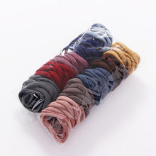 Load image into Gallery viewer, 1Set 4cm Girls Cute Colorful Elastic Hair Bands Children Lovely Ponytail Holder Scrunchies Hair Ties Headbands Fashion Hairgrips Accessories For Party
