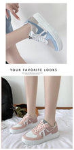 Load image into Gallery viewer, Fashion Flats Womans Sneakers Casual Breathable Vulcanized Shoes Lace Up Woman Comfort Walking White Round Head Platform Casual Sports Cute Fashion Walking School Sneakers
