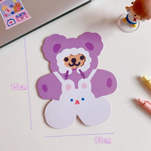 Load image into Gallery viewer, Bear Candle Birthday Cake Props Topper Card Cute Fantasy Cup Dessert Smiley  Love Bear  Table Dress Up Cake Props Party Cake Decor Supplies Toppers Birthday Cupcake Topper Various Cake Decorations for Birthday Party Photo Prop
