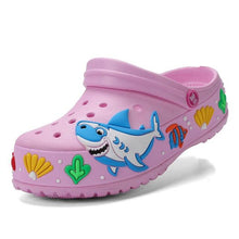 Load image into Gallery viewer, Children Summer Cartoon Sandals Quick-Dry Beach Kids Clogs Slippers Light-Weight Wear-Resistant Boy Girl Shoes Comfort Clogs Kids Slip On Garden Shoes Boys Lightweight Outdoor Beach Pool Slide Sandals

