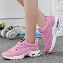 Load image into Gallery viewer, Fashion Womens Sneakers Air Cushion Soft Bottom Running Shoes Outdoor Mesh Breathable Tennis Shoes Comfortable Women Casual Shoes Trainers Running Shoes

