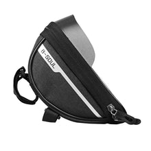 Load image into Gallery viewer, Cycling Bicycle Bike Head Tube Handlebar Cell Mobile Phone Bag Case Holder Screen Phone Mount Bags Case Bag Bicycle Bag Waterproof Bike Phone Mount Top Tube Bag Bike Phone Case Holder Accessories Cycling Pouch Compatible With Smartphones
