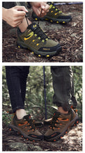Load image into Gallery viewer, Tactical Outdoor Mens Waterproof Hiking Shoes Mountain Boots Hunting Unisex Sport Shoes Low-Top Sneakers Non-Slip Wear-Resistant Outdoor Comfortable Camping Shoes
