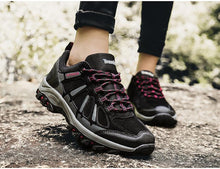 Load image into Gallery viewer, Mens Womens Travel Shoes New Non-Slip Wear-Resistant Climbing Sport Shoes Fashion Outdoor Walking Shoes Comfortable Low Cut Hiking Shoes Wide Breathable Slip Resistant Shoes
