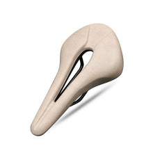 Load image into Gallery viewer, Bike Saddle Hollow Bicycle Cushion One-Piece PU Leather Soft Comfortable Seat For Men Women Road Mountain Cycling Saddles Bicycle Seat Waterproof Comfortable Road Bike Saddle Memory Foam Padded Replacement For Road Bikes
