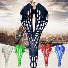 Load image into Gallery viewer, Lightweight Bicycle Front Seat Mat Bike Saddle Bicycle Seat Cushion Pad Breathable Soft Spider Web Saddle Cycling Bicycle Hollow Seat Saddle Comfy Ultra Light Mountain Bike Road Bicycle Saddle
