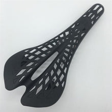 Load image into Gallery viewer, Lightweight Bicycle Front Seat Mat Bike Saddle Bicycle Seat Cushion Pad Breathable Soft Spider Web Saddle Cycling Bicycle Hollow Seat Saddle Comfy Ultra Light Mountain Bike Road Bicycle Saddle
