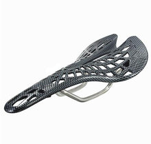Load image into Gallery viewer, Lightweight Bicycle Front Seat Mat Bike Saddle Bicycle Seat Cushion Pad Breathable Soft Spider Web Saddle Cycling Bicycle Hollow Seat Saddle Comfy Ultra Light Mountain Bike Road Bicycle Saddle
