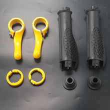 Load image into Gallery viewer, Bicycle Handlebar Rubber Grip End Cap Aluminium Alloy Lock Mountain Bike Handle Bar Grip Anti-Slip Bicycle Skid-Proof Grips Handlebar Cover Widen Holding Surface Unti-Skid Bike Grips Shockproof Handlebar Cover Ergonomic Design
