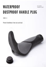 Load image into Gallery viewer, Waterproof Road Bike Horn Handlebar Cover Anti-Slip Handle Bar Grip Bicycle Accessories Mountain Bike Silicone Handlebar Grips Ergonomic Desgin With Bilaterally Locking Ring Non-Slip For Standard Bike
