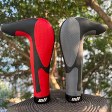 Load image into Gallery viewer, Silicone Bike Grips Soft Mountain Bike Grips Handlebar Aluminum Alloy Lock Ring Bike Handle Grips Bicycle Ergonomic Handle Bar End Grips Comfort Soft Lightweight Handle Bar Grips Lock On For Mountain Bike Cycling
