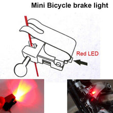 Load image into Gallery viewer, Bicycle Brake Light Outdoor Biking Hiking Travel Signal Led Bicycle Lights Waterproof Bike Brake Safe Indicator Light Led V Shaped Durable Bicycle Brake Light Accessories Suitable For Cycling Lighting
