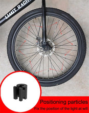 Load image into Gallery viewer, Waterproof LED Bike Wheel Light  Bicycle Spoke Light Bicycle Tire Light Strips Cycling Safety Warning Lamp Bike Wheel Lights  Safety Warning Tire Strip Light For Night Riding Glow Light Fun Safety Light Bike Accessories For Kids
