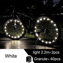Load image into Gallery viewer, Waterproof LED Bike Wheel Light  Bicycle Spoke Light Bicycle Tire Light Strips Cycling Safety Warning Lamp Bike Wheel Lights  Safety Warning Tire Strip Light For Night Riding Glow Light Fun Safety Light Bike Accessories For Kids
