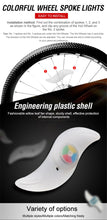 Load image into Gallery viewer, Waterproof Bicycle Spoke Light Willow Shape LED Bike Wheel Light Outdoor Cycling Lights LED Bicycle Spoke Light Visibility Safety Bike Light Outdoor Bicycle Tire Safety Light Bike Spoke Decorations
