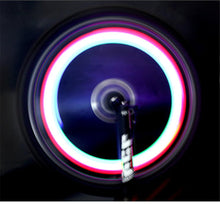 Load image into Gallery viewer, Waterproof Bicycle Spoke Light Willow Shape LED Bike Wheel Light Outdoor Cycling Lights LED Bicycle Spoke Light Visibility Safety Bike Light Outdoor Bicycle Tire Safety Light Bike Spoke Decorations
