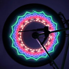 Load image into Gallery viewer, Bicycle Motorcycle Tire Wheel Lights LED Flash Spoke Light Lamp Outdoor Cycling Lights For 24 Inches Wheel LED Outdoor Bicycle Tire Safety Light Bike Spoke Decorations Glow Light In Dark Bike Accessories
