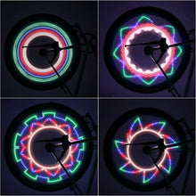Load image into Gallery viewer, Bicycle Motorcycle Tire Wheel Lights LED Flash Spoke Light Lamp Outdoor Cycling Lights For 24 Inches Wheel LED Outdoor Bicycle Tire Safety Light Bike Spoke Decorations Glow Light In Dark Bike Accessories
