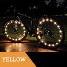 Load image into Gallery viewer, Fashion Durable Bicycle Spoke Light Bike Tire Wind Wheel Lights Flash Spoke Ribbon Light Lamp Outdoor Night Cycling Lights Bike Wheel Spoke Light Waterproof Bright Bicycle Light Strip
