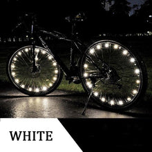 Load image into Gallery viewer, Fashion Durable Bicycle Spoke Light Bike Tire Wind Wheel Lights Flash Spoke Ribbon Light Lamp Outdoor Night Cycling Lights Bike Wheel Spoke Light Waterproof Bright Bicycle Light Strip
