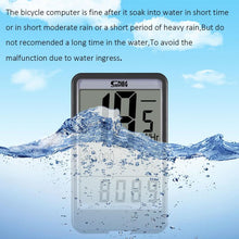 Load image into Gallery viewer, Wired Bicycle Computer Waterproof Backlight Bike Cycling Odometer Stopwatch Speedometer Watch LED Digital Bicycle Speedometer Odometer Wireless Bicycle Computer With Backlight Waterproof LCD Display And Multi-Functional
