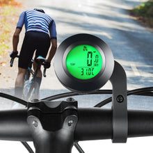 Load image into Gallery viewer, Modern Bike Wireless Bicycle Computer Speedometer Waterproof Cycling Luminous Sport Computer Odometer Auto Sleep Multi-Functions With Round LCD Backlight Display Calories And Fat Burn Counter For Outdoor Fitness
