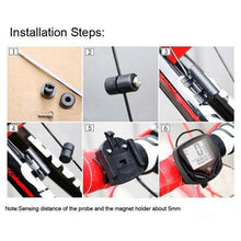 Load image into Gallery viewer, Mini Bike Speedometer Waterproof Digital Mountain Bike Ride Odometer Bicycle Cycling Speed Counter Table Speedometer And Odometer Waterproof Backlight With Digital LCD Display For Outdoor Cycling
