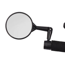 Load image into Gallery viewer, Black Adjustable Bike Silicone Handle Rearview Mirror Universal Bicycle Rearview Handlebar Mirrors Cycling Bike Rear View Mirror With Wide Angle Acrylic Convex Safety Bicycle Mirror For Mountain Road Bikes Bicycle

