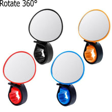 Load image into Gallery viewer, New Universal Bicycle Mirror Handlebar Rearview Mirror Rotate Wide-Angle Road Bike Cycling Accessories Rotatable Rear View Mirrors Handlebar Mounted Glass Mirror Universal Rearview Mirror For Mountain Bike And Road Bike
