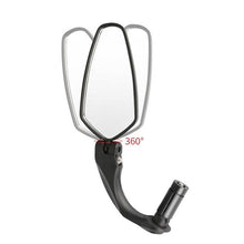 Load image into Gallery viewer, Bicycle Rear View Mirror Bike Cycling Clear Wide Range Back Sight Reflector Adjustable Left Right Mirror Accessories New Bike Mirror Blast resistant Adjustable Bike Rearview Mirror With Large Lens Bicycle Mirrors For Handlebars
