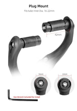 Load image into Gallery viewer, Universal Bicycle Mirror Bar End Mount Acrylic Road Bike Rear View Mirror Back Sight Reflector Angle Adjustable Bicycle Cycling Rearview Mirror Universal Adjustable Rotatable Safe Handlebar Bike Rear View Mirror
