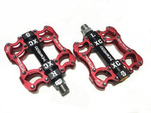 Load image into Gallery viewer, Bicycle Pedals Sealed 2 Bearing Cleats Pegs Road Mountain Bike Pedal Aluminum Alloy Anti-slip Cycling Parts Mountain Bike Pedals Bicycle Flat Pedals Aluminum Sealed Bearing Lightweight Platform For Road Mountain
