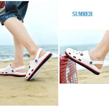 Load image into Gallery viewer, Classic Men Clogs Slippers Soft Bottom Beach Fashion Clogs Men Sandals Comfortable Breathable Ankle-Wrap Anti-Slip Casual Water Shoe Beach Shower Sandals Summer Slippers

