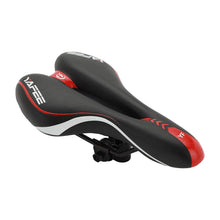 Load image into Gallery viewer, Sport Bicycle Saddle Soft Shock Absorbing Hollow Bike Cushion Road Cycling Sponge Comfortable Bicycle Seat Most Comfortable Bicycle Saddle Shock Absorber Waterproof Suitable For Fitness Outdoor Wide Soft Padded Bike Saddle
