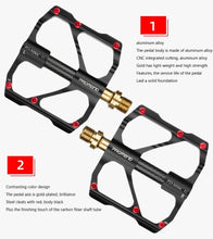Load image into Gallery viewer, Titanium Bicycle Pedal Titanium Shaft Carbon Tube Bicycle Pedal Mountain Bike 3 Palin Pedal Road Bike Riding Pedal Bicycle Platform Pedals Bicycle Pedal Titanium Shaft Carbon Tube Bicycle Pedal Mountain Bike Pedal Road Bike Riding Pedal
