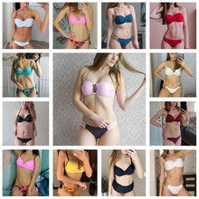 Load image into Gallery viewer, Bikini Push Up Swimwear  Bikini Set Pink Swimwear Women Micro Swimsuit Female Bandage Bikini Beach Wear Swimming Two-Piece Swimsuit Summer Swimsuit for Women

