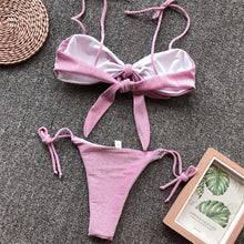 Load image into Gallery viewer, Summer Cute Vintage Women's Swimsuit Bikini Split Swimwear Women's Swimwear Women's 2-piece Beachwear Loose Bikini Fashion  Retro Bikini  Fashion Beachwear Summer Spa Beach Surf Sport
