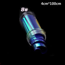 Load image into Gallery viewer, Aurora Nails Glass Foil Film Sticker Cellophane Paper Korean Nail Trend Design Ice Cube Manicure Accessories Heart Nail Art Stickers Glitter Decals Decoration Stickers Glitter Decals Love Nail Sequins Laser Heart Nail Supplies Sparkle Nail
