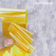 Load image into Gallery viewer, Aurora Nails Glass Foil Film Sticker Cellophane Paper Korean Nail Trend Design Ice Cube Manicure Accessories Heart Nail Art Stickers Glitter Decals Decoration Stickers Glitter Decals Love Nail Sequins Laser Heart Nail Supplies Sparkle Nail
