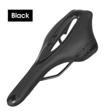 Load image into Gallery viewer, Ultra Light Comfortable Bicycle Saddle Mountain Road Bike Seat Soft Leather Hollow Breathable Cushion Seat Ergonomics Design Breathable Suspension Gel Bike Saddle Cushion For Mountain Bike Road Bike
