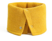 Load image into Gallery viewer, Women Ring Scarf Warm Collar Solid Winter Button Neck Scarves Unisex Magic Infinite Snood Face Cover Female Knitted Bandana Women Winter Neck Warmer Gaiter Double-Layer Soft Fleece Lined Thick Knit Circle Scarf Windproof
