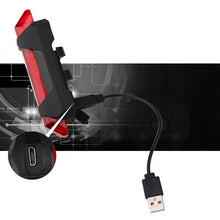 Load image into Gallery viewer, 2PCS LED Bike Light Bicycle Front Rear lights USB Charge Headlight Cycling Taillight Bicycle Super Bright Front And Back Bicycle Lights USB Rechargeable Durable Waterproof Mountain Helmet Road Night Riding For Bike
