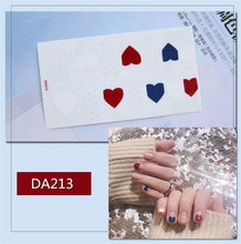 Load image into Gallery viewer, Nail Wraps Polish Decals Strips Golden Glitter 3D Adhesive Full Nail Art Stickers Manicure Kits Women Nail Decorations Accessories Metal Curve Stripe Lines Design Letter Nail Sticker Adhesive Decoration Template Nail Tool Decorations
