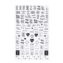 Load image into Gallery viewer, Black White 3D Nail Stickers Metal Gold Silver Geometric Tassel Strip Line Adhesive Transfer Decals Nail Art Design  Gold Silver Metal Nail Sticker  Metallic Curve Strip Line Nail Decal Self-Adhesive 3D Wave Design Nail Tips Decorations Manicure for Women
