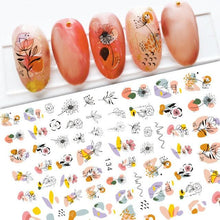 Load image into Gallery viewer, Nail Stickers Cute Rabbit Nail Art Decorations No Face Man Sliders For Manicure Cute Cartoon Nail Art Sticker Decals for Women Kids Girls Manicure Decoration Nail Art Supplies 3D Self-Adhesive Nail Decals Designer Nail Stickers for Acrylic Nails
