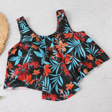 Load image into Gallery viewer, Women High Waist Bikini Plus Size Swimwear Summer Swimsuit Beach Bathing Suit Ruffle Bikini  Floral Printed Ruffle High Waist Bikini Set Women's Tummy Control Bathing Suit Swimsuit Flounce Peplum
