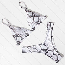 Load image into Gallery viewer, Micro Mini Bikini Swimwear Women Halter Push Up Bikini Set Padded Bra  Women's Underwired Triangle Bathing Two Pieces Swimsuit Bikini Set  Swimsuit Bandage Swim Suit
